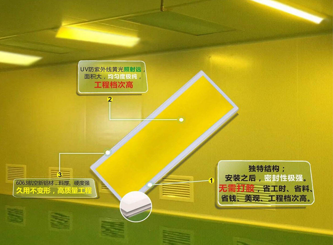 黃光平板燈：為車(chē)間生產(chǎn)提供安全、高效的照明方案